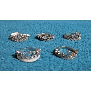 Lot Of 5 Fragrant Jewels Rings Queen Collection Sizes 6 & 7